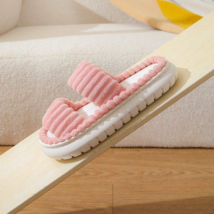 SIRA™ – Gemütliche Flauschige Hausschuhe mit Offener Zehe