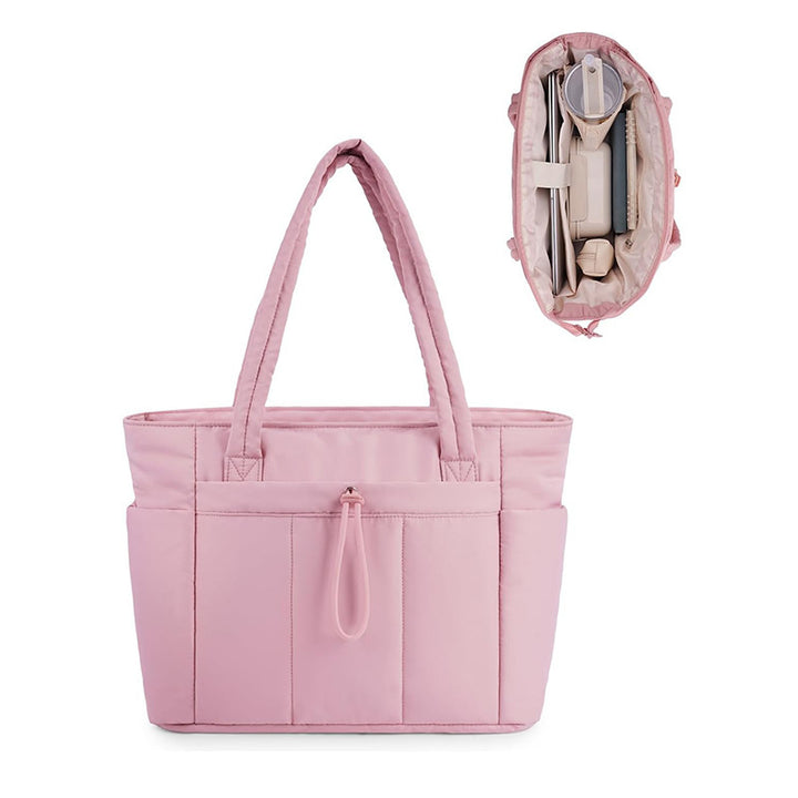 Wärmende isolierte Tote Tasche mit Becherhalter & Laptop Fach