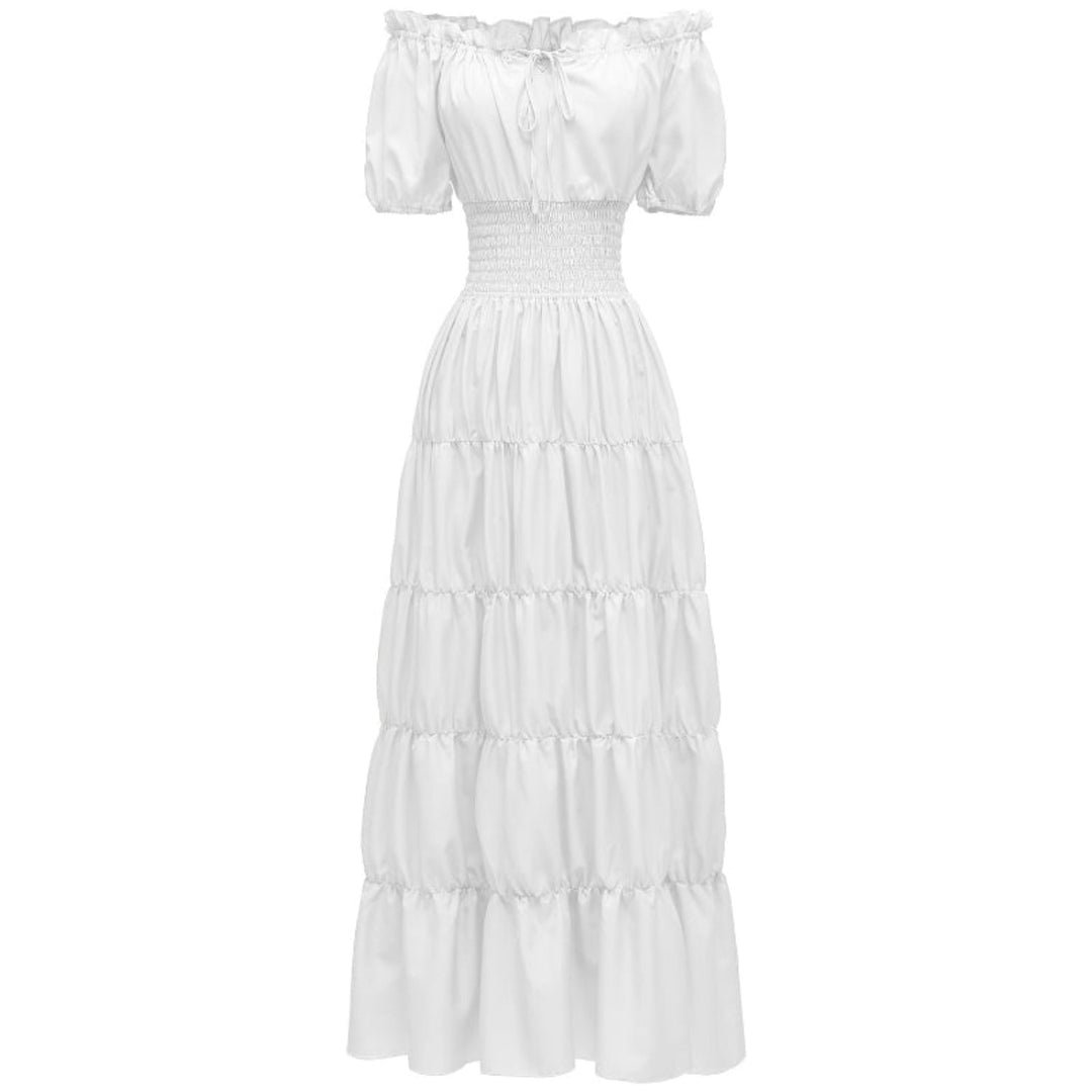 AIZA™ – Klassisches Korsett Langes Retro Maxikleid