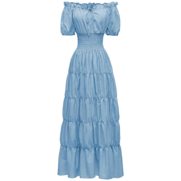 AIZA™ – Klassisches Korsett Langes Retro Maxikleid