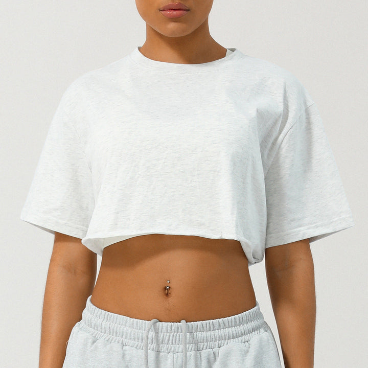 CASSIA™ – Entspannte Passform Crop Tee