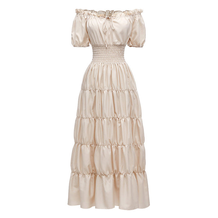 AIZA™ – Klassisches Korsett Langes Retro Maxikleid