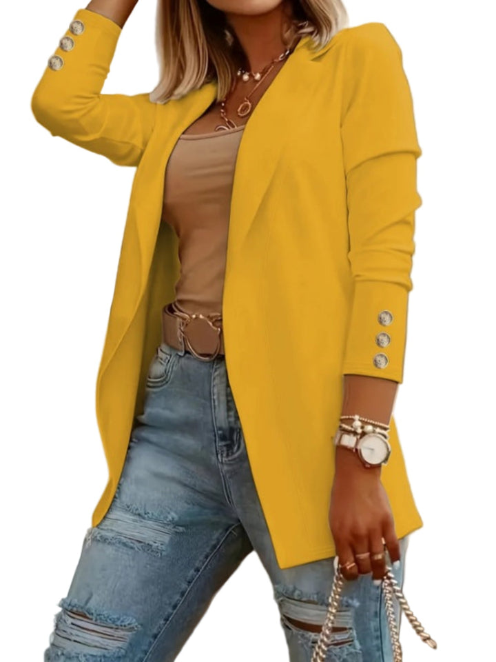 ODIN™ - Lässiger Langarm Blazer mit offenem Front