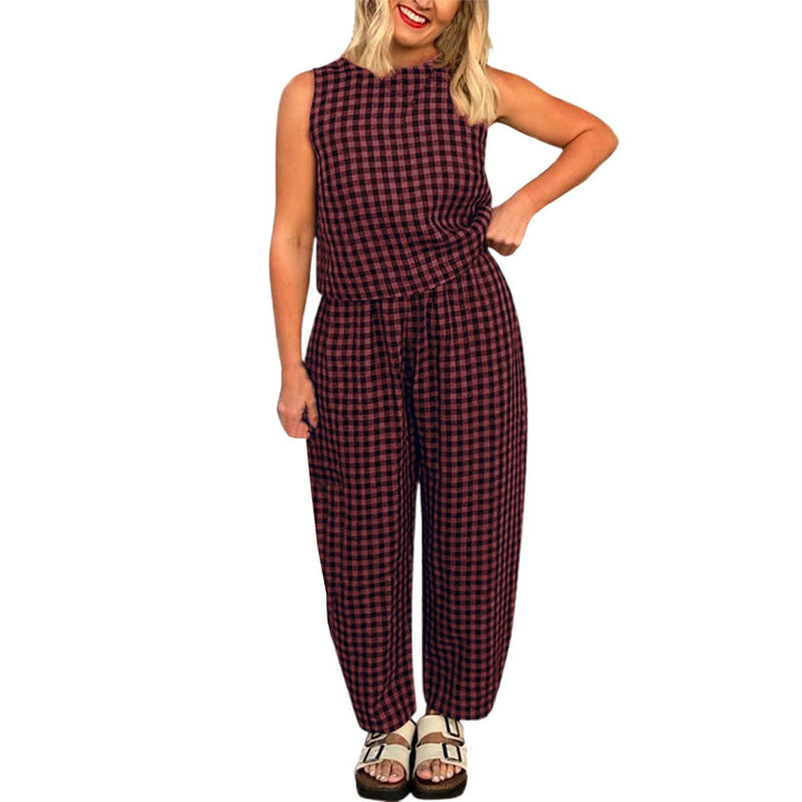 QACHA™ - Leichte lässige ärmellose Zweiteilige Loungebekleidung