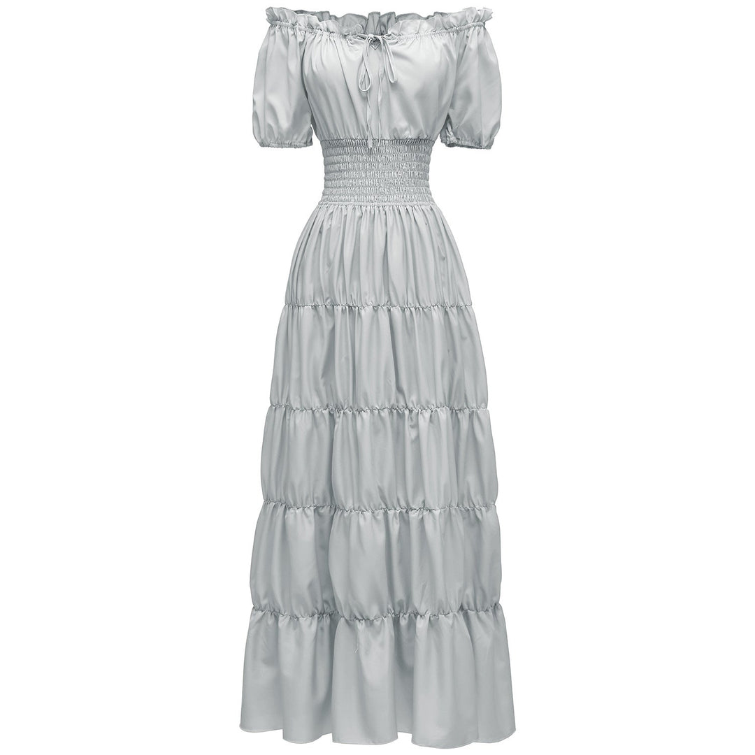 AIZA™ – Klassisches Korsett Langes Retro Maxikleid