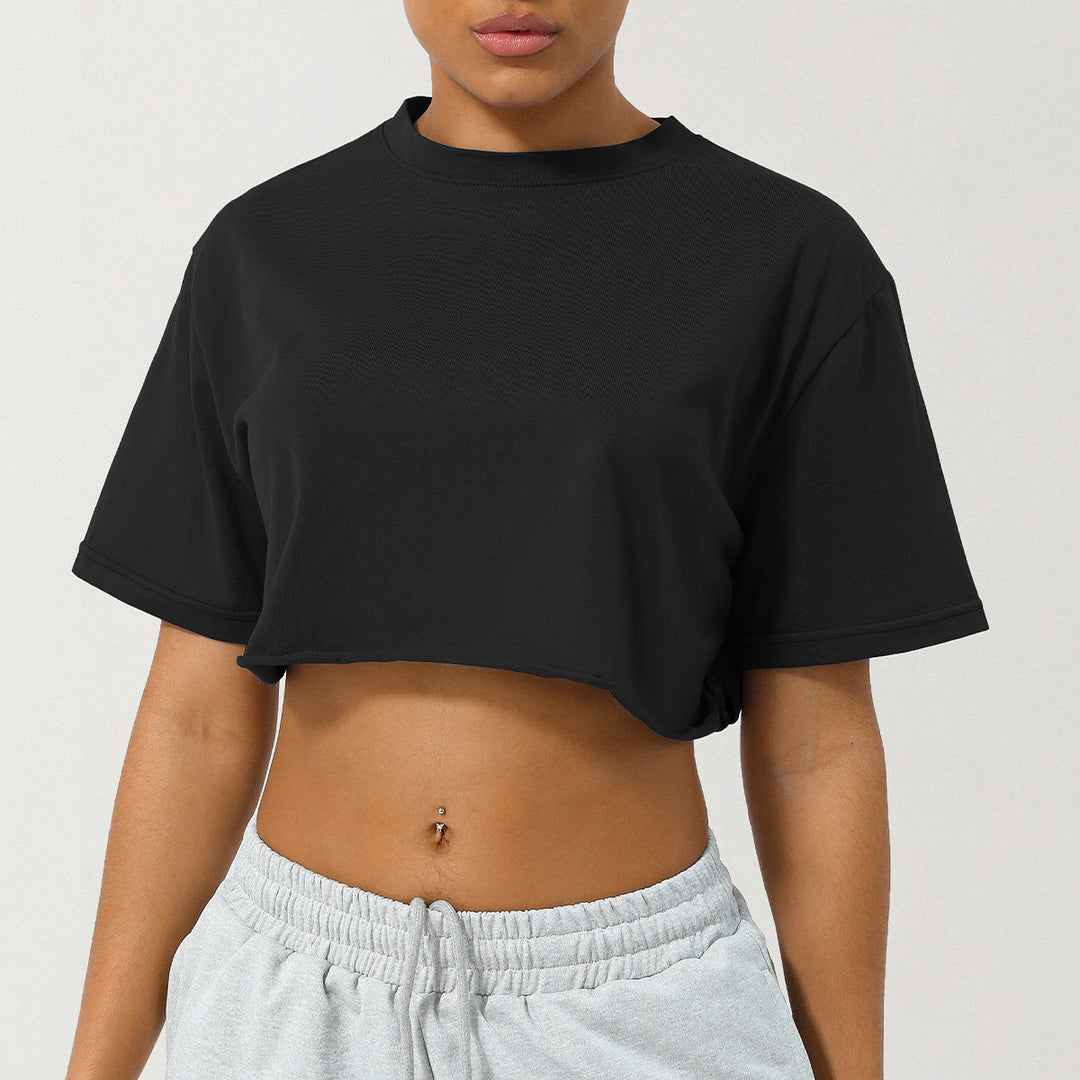 CASSIA™ – Entspannte Passform Crop Tee