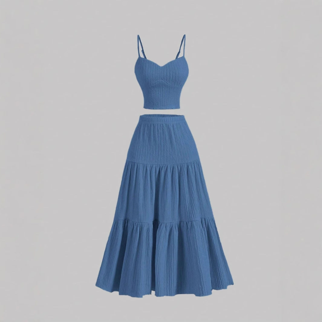 DALISAY™ – Schickes A-Linien Crop und Rock Co-ord