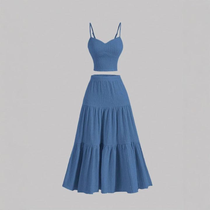 DALISAY™ – Schickes A-Linien Crop und Rock Co-ord