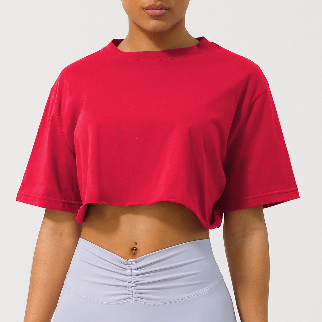 CASSIA™ – Entspannte Passform Crop Tee