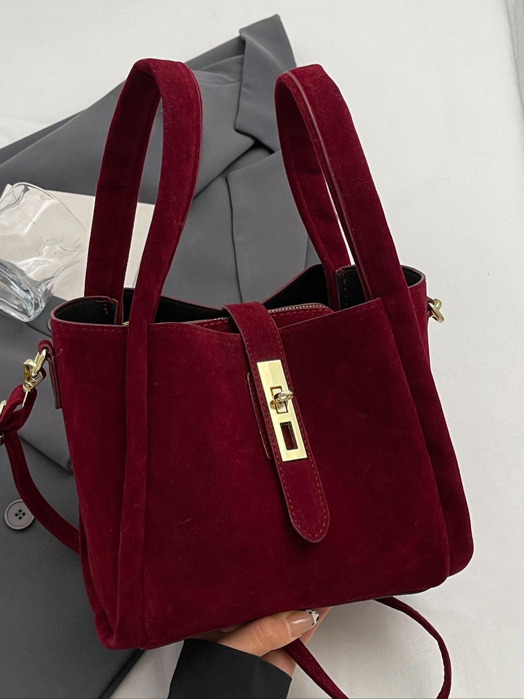 Elegante Retro Crossbody Schultertasche für Arbeit & Alltag