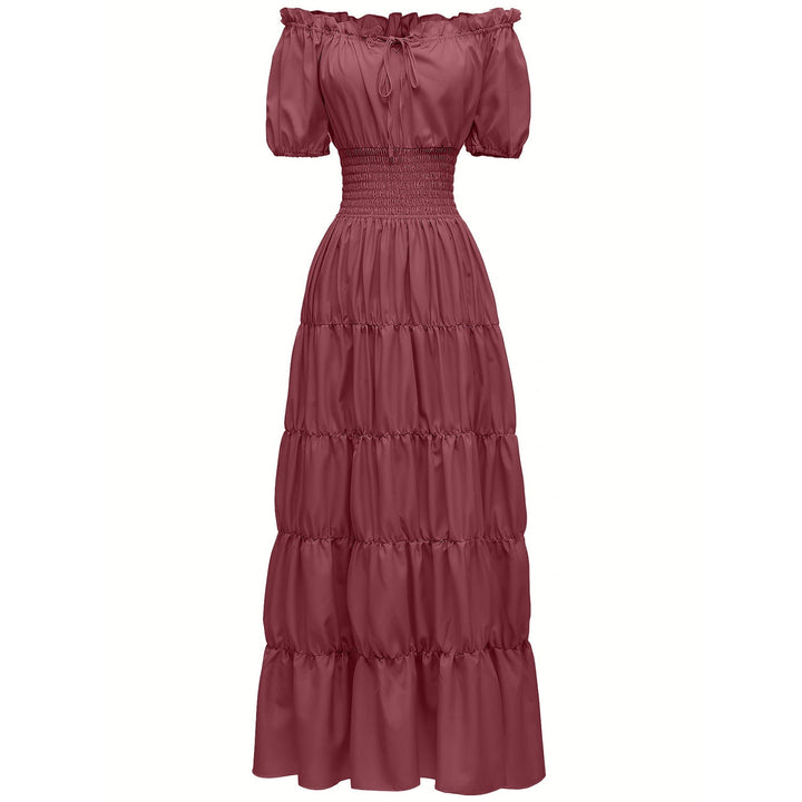 AIZA™ – Klassisches Korsett Langes Retro Maxikleid