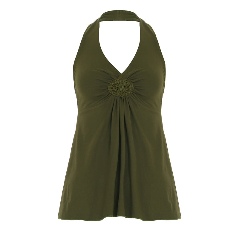 ELSATI™ – Lässiges Basic Halter-Top