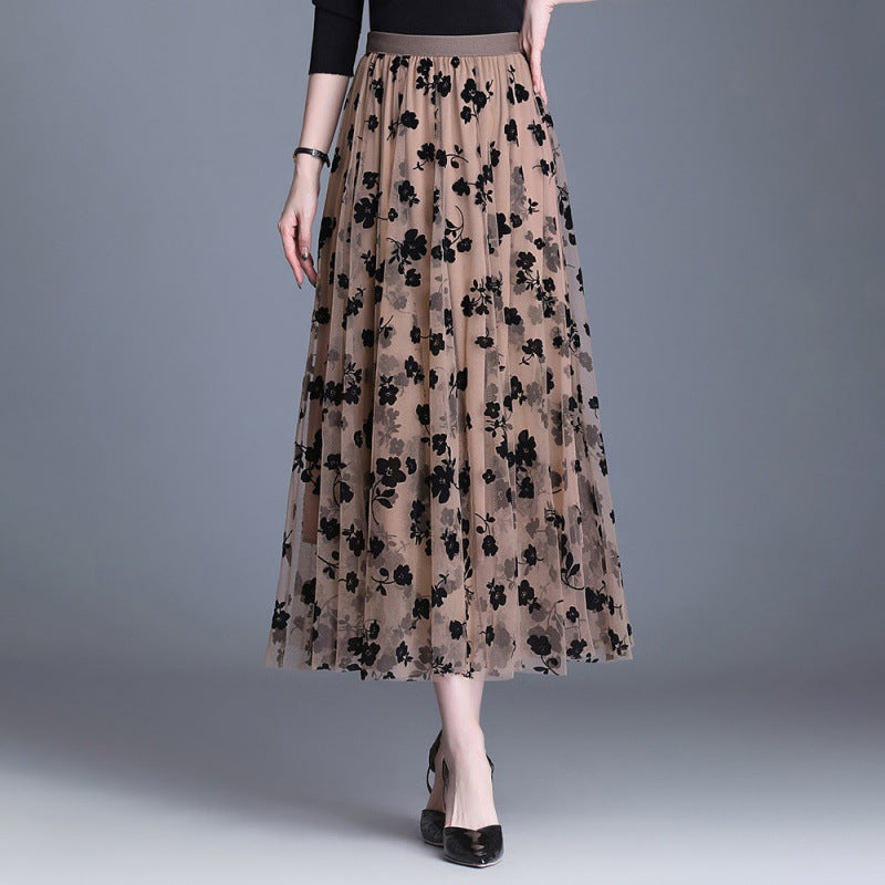 ADELINE™ – Schicker Floral-Midi-Rock