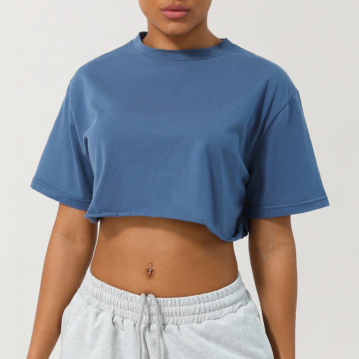 CASSIA™ – Entspannte Passform Crop Tee