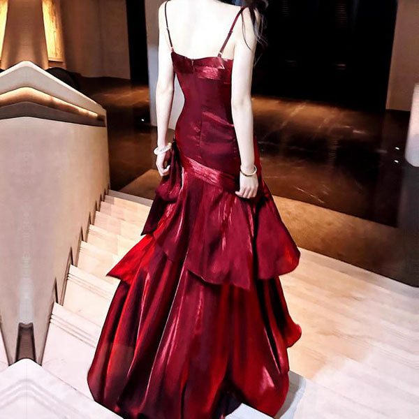 VIANNE™ - Glamouröses Rüsch Maxi-Kleid