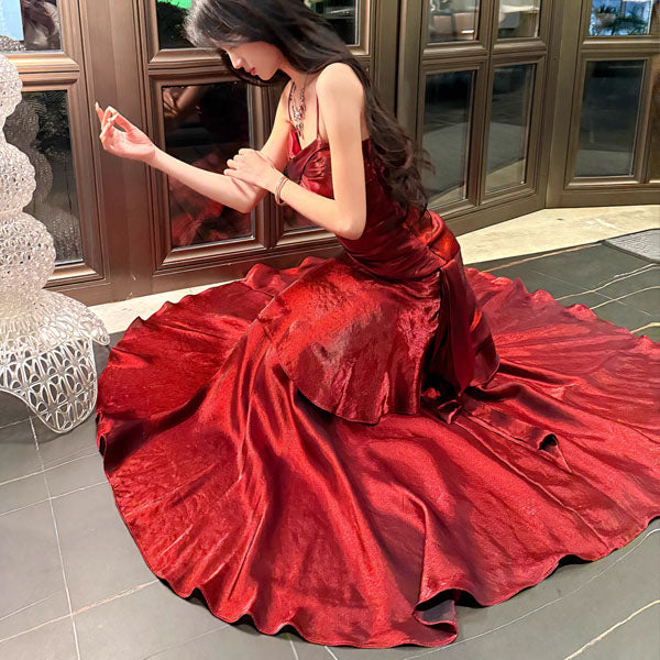 VIANNE™ - Glamouröses Rüsch Maxi-Kleid