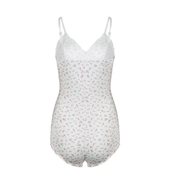 JOY™ – Traumhaftes Floral Ärmelloses Bodysuit