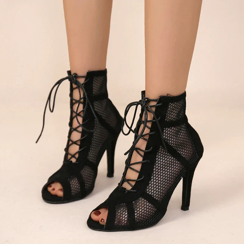 GAYLE™ – Elegante Mesh High Heels