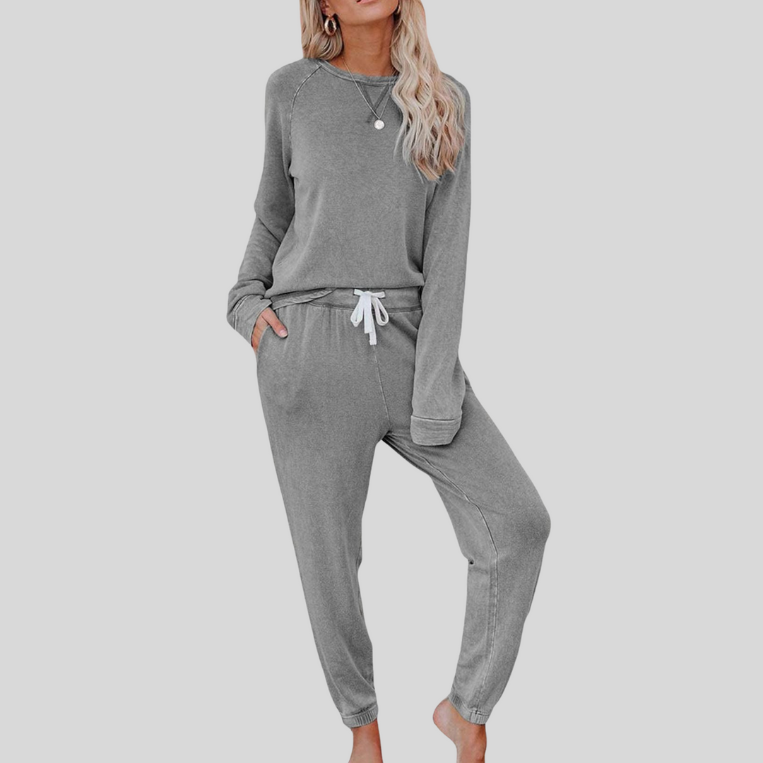 JOCELYN™ - Lässiges Langarm- und Sweatpants-Set