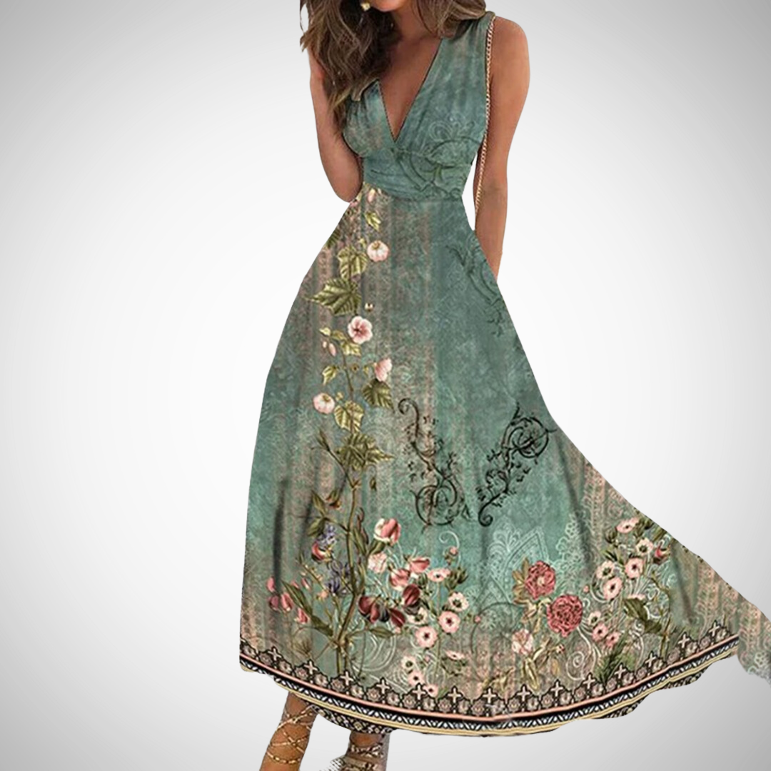 MIRIANNE™ - Zeitloses Florales Maxikleid