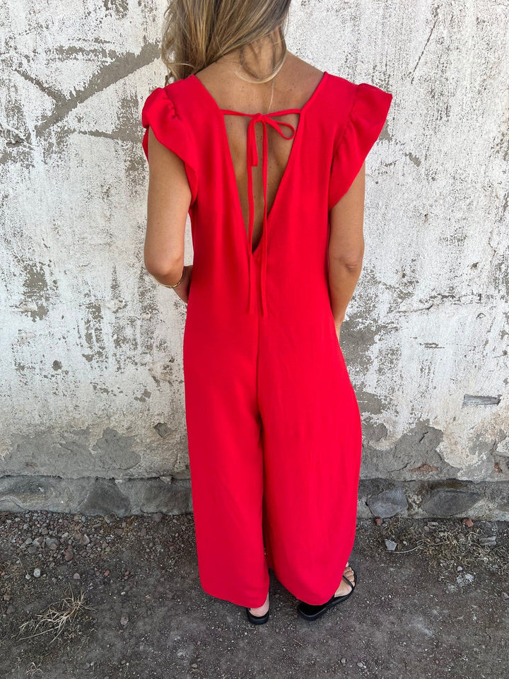 CASSANDRA™ - Trendy V-Ausschnitt Jumpsuit
