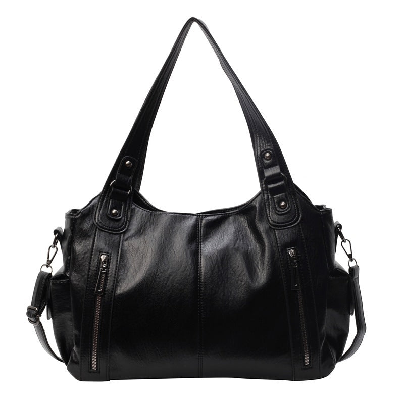 NOEMIE™ - Klassische Leder-Shopper-Tasche