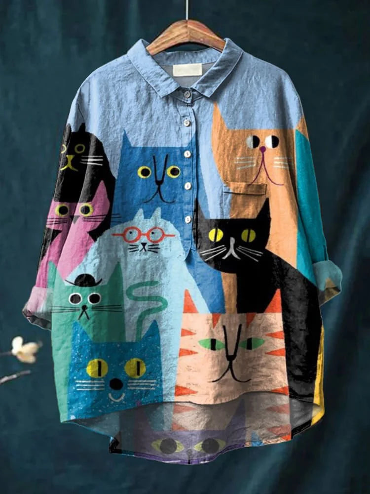AVERY™ - Katzenkunst-Shirt