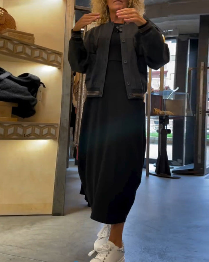 CORA™ - Lässiges Chic Midi-Kleid