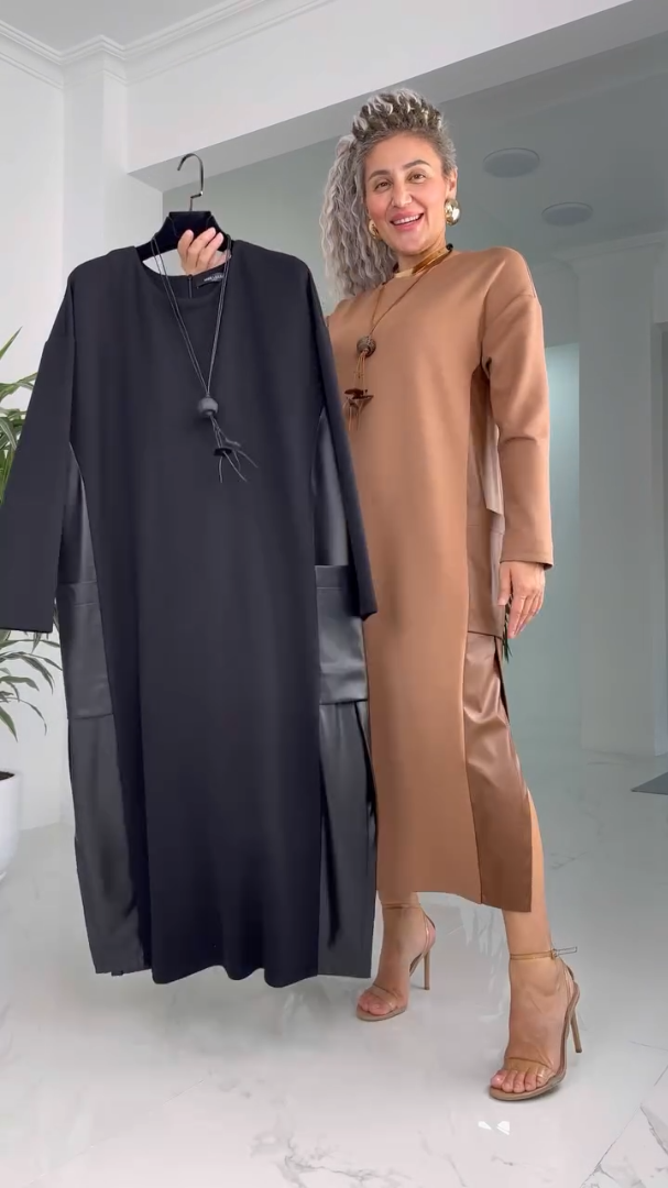 MARILYN™ - Klassisches Minimalistisches Midi-Kleid