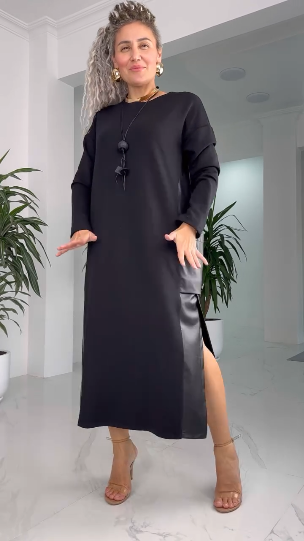 MARILYN™ - Klassisches Minimalistisches Midi-Kleid