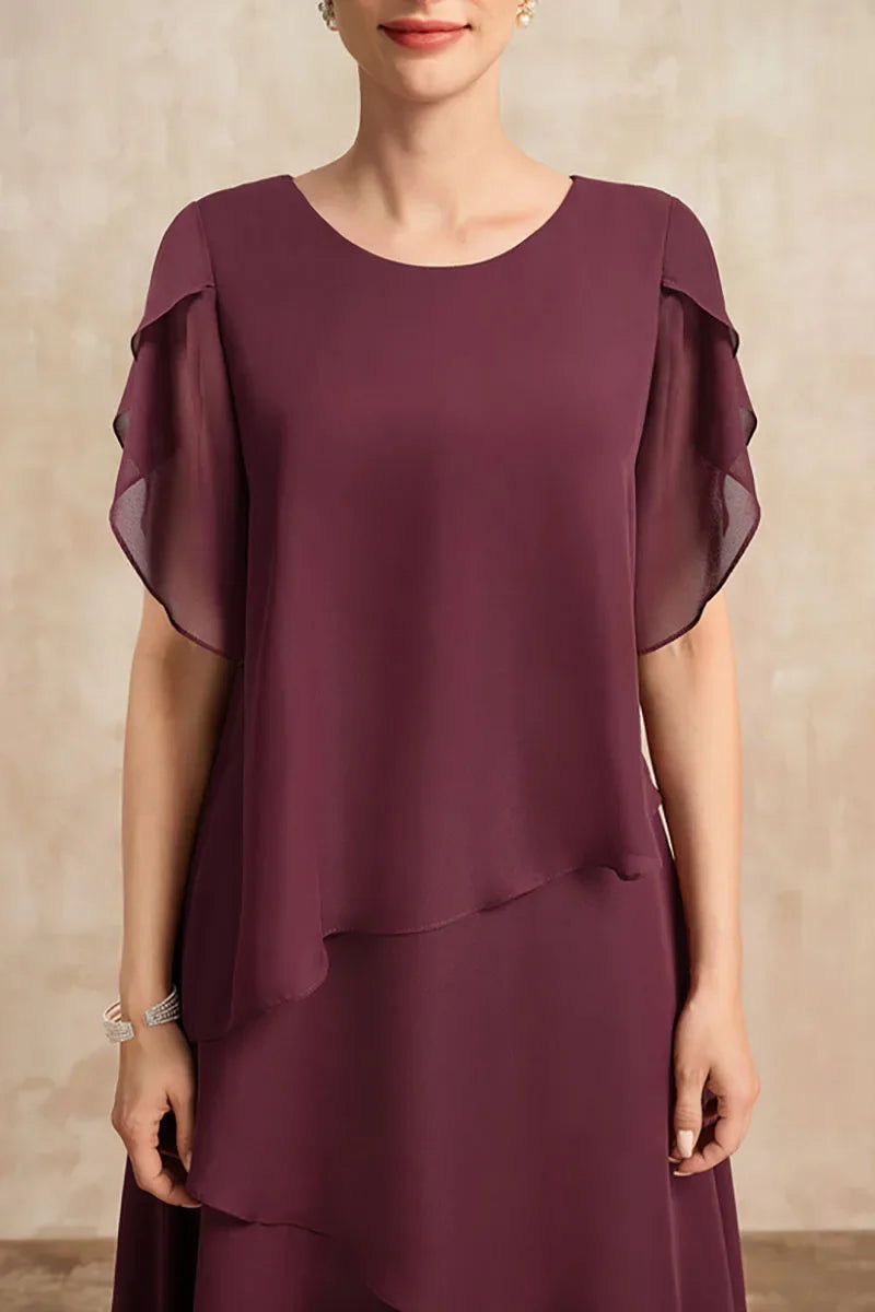 SAKURA™ - Fließendes Charme Midi-Kleid