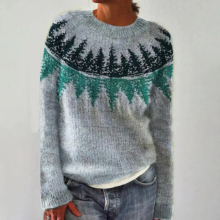 SINEAD™ - Gemütlicher Yoke Strickpullover