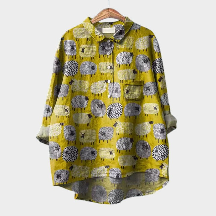 TALLIE™ – Entspannte bedruckte Bluse