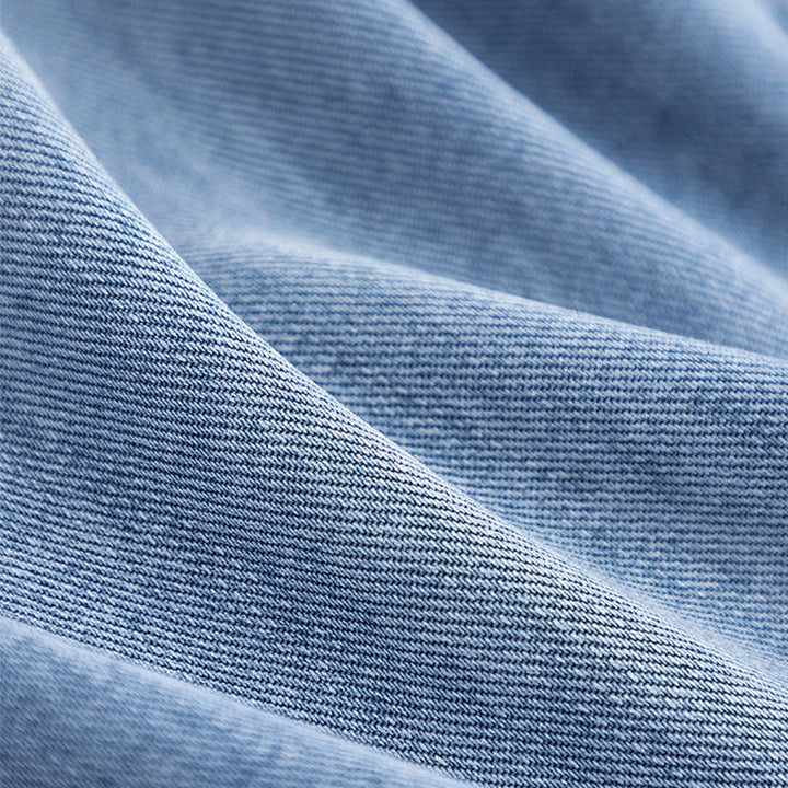 ELORA™ - Zweifarbiger Denim-Trench