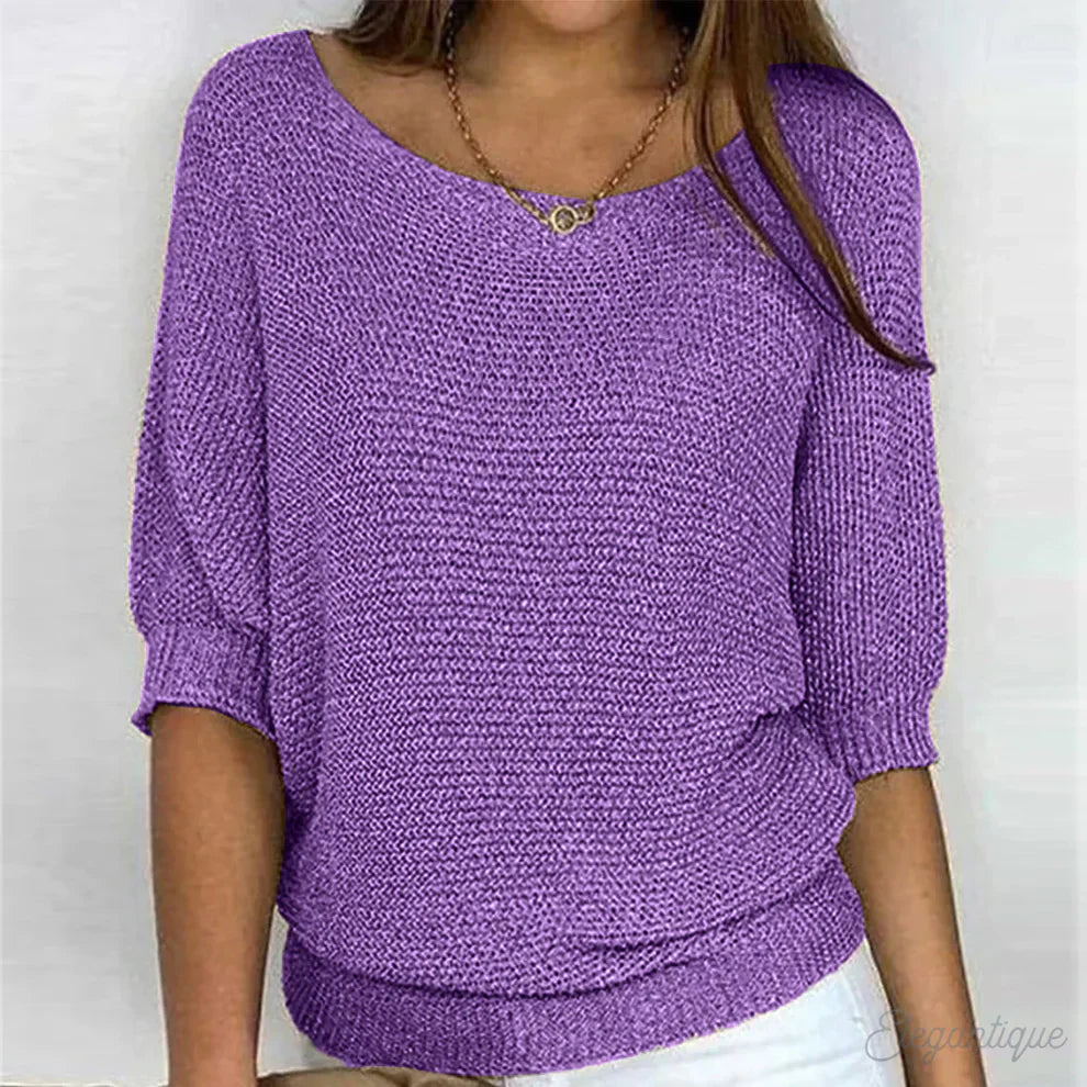 JOLENE™ - Leichter Strickpullover